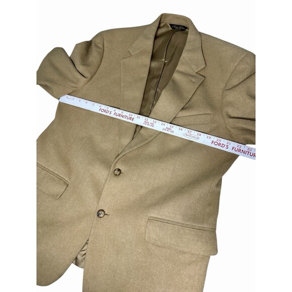 Vintage Brooks Brothers Camel Hair Sport Coat 44R Classic 2 Button Made In USA - Picture 8 of 11